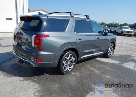 2022 Hyundai Palisade Calligraphy from USA, damaged, VIN KM8R74HE4NU373936